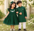Emerald Green Sibling Matching Outfit