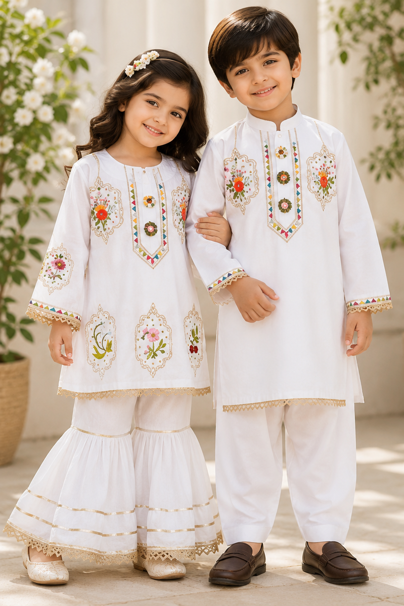 Matching Sibling Ethnic Wear