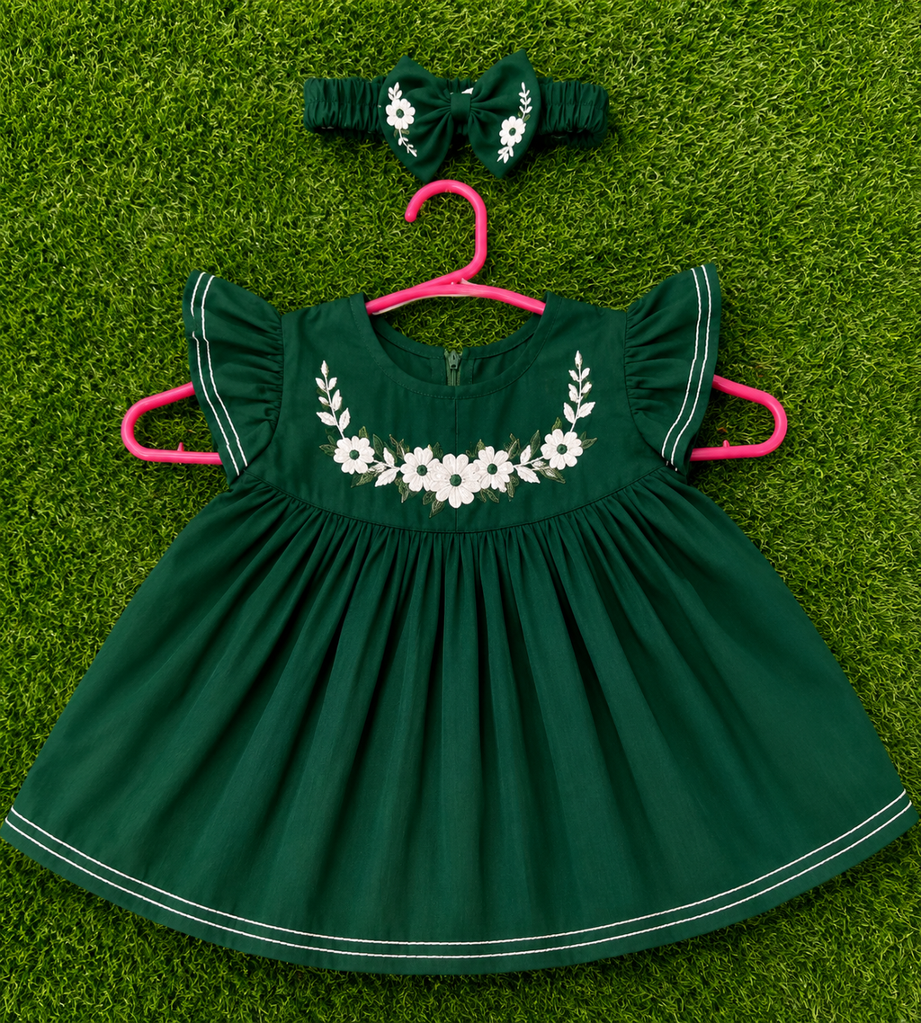Emerald Green Sibling Matching Outfit