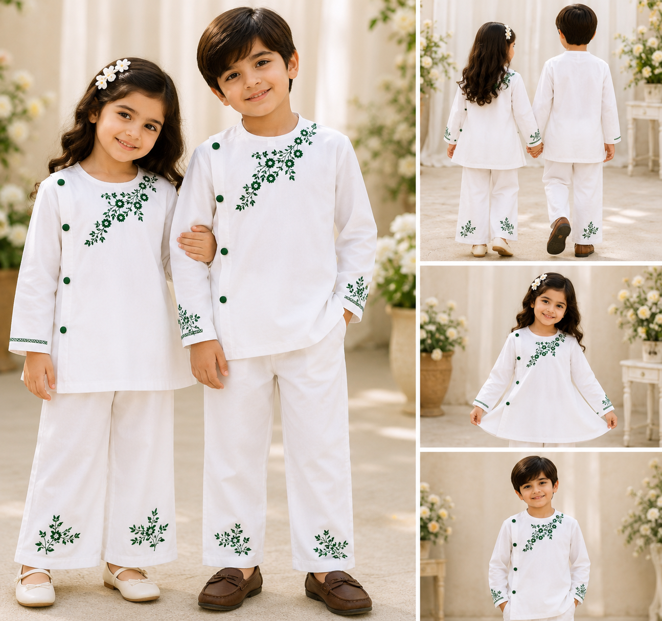 Matching Sibling Ethnic Wear