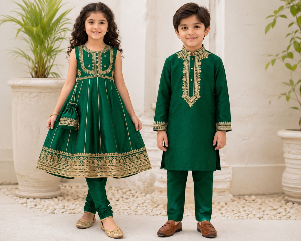 Kids Festive Matching Sibling Set