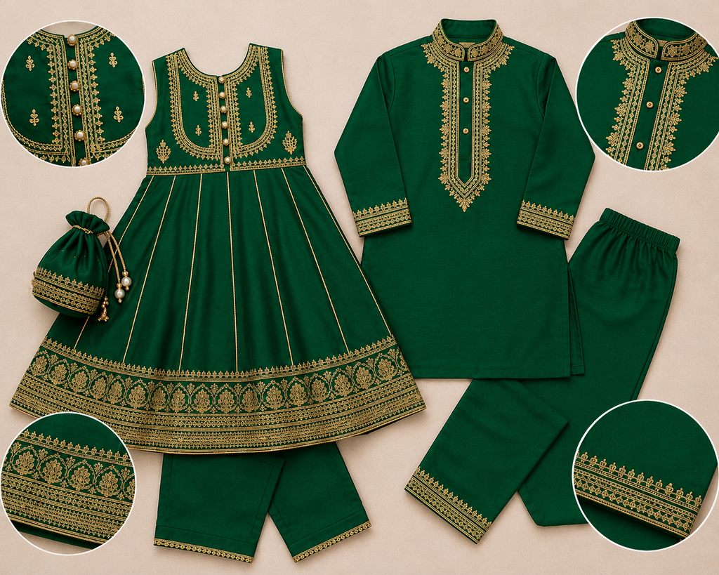 Kids Festive Matching Sibling Set