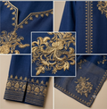Premium Raita Work Embroidered 3-Piece Suit