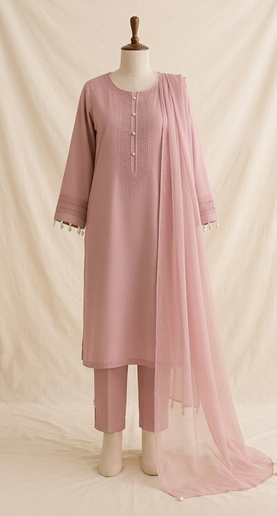 Serene Sage Embroidered Co-ord Set